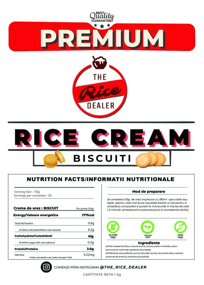 Crema de orez 1kg - Biscuiti - imagine 2