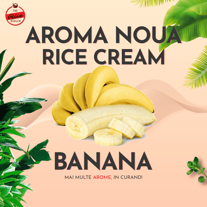 Crema de orez 1kg - Banana - imagine 4
