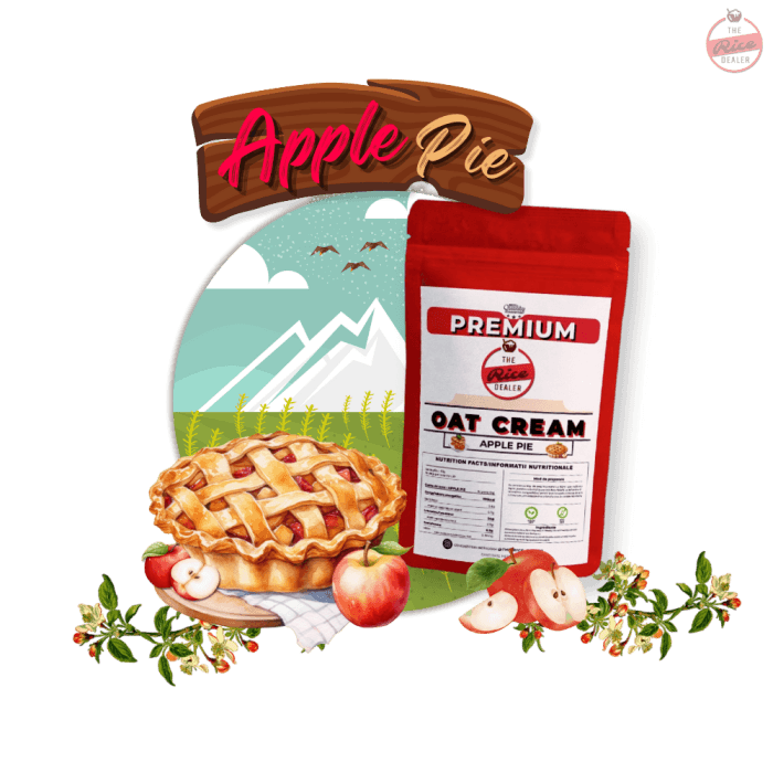 Crema de Ovaz instant 1kg -  Apple Pie - imagine 1