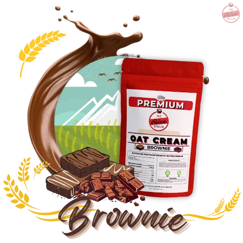 Crema de Ovaz instant 1kg -  Brownie - imagine 1