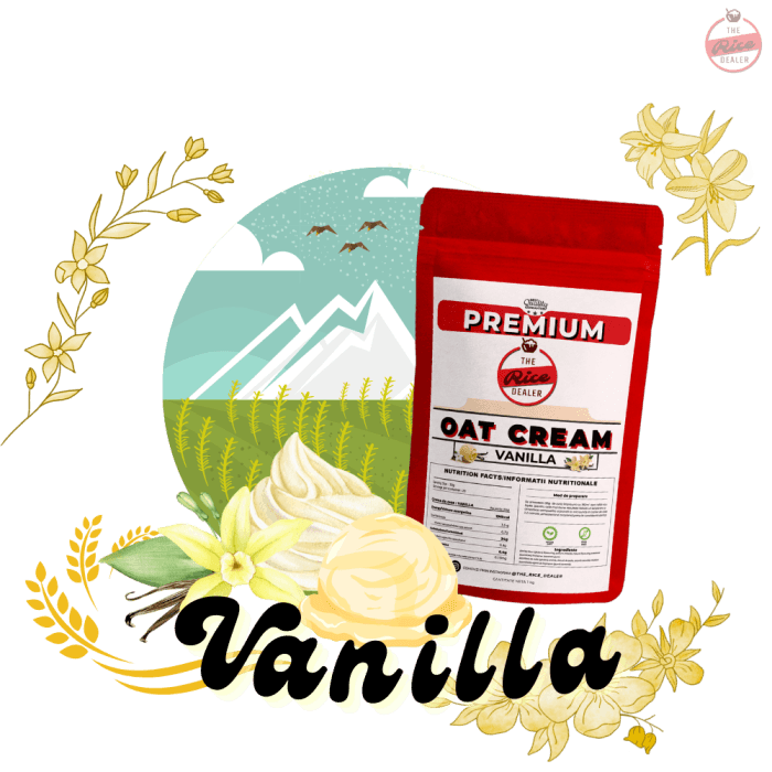 Crema de Ovaz instant 1kg - Vanilla - imagine 1