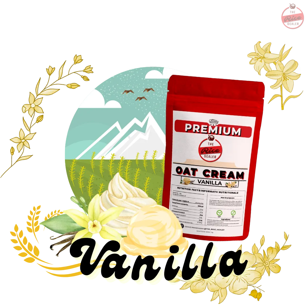 ovaz vanilla Crema de Ovaz instant 1kg - Vanilla - imagine 1