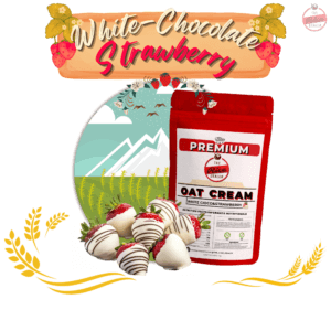 Crema de Ovaz instant 1kg – White Cioco Strawberry