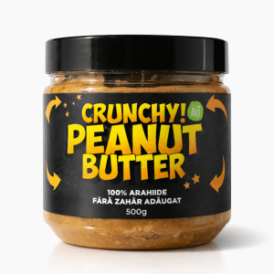 Unt de arahide crocant BIO | Crunchy 500g