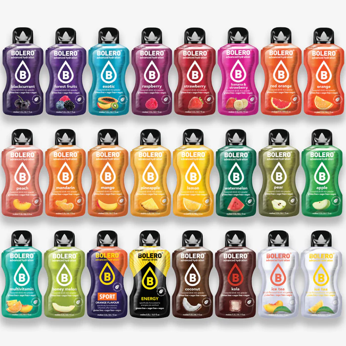 24er-Mixbox-1.webp Bolero Mix 24 Arome – Băuturi Instant Fără Zahăr, Zero Calorii (24x9g) - imagine 1