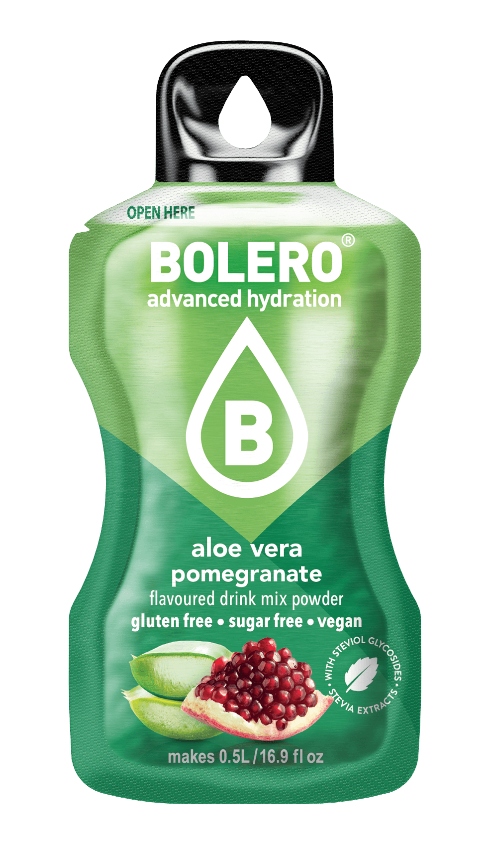 Bolero_IGT_Visuals_Aloe-Pomegranate.png Bolero® Aloe Vera Pomegranate (12 x 3g) - imagine 1