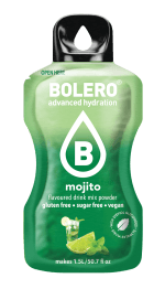 BOLERO® Mojito (12x9g) – Băutură Instant cu Aromă de Mojito, Fără Zahăr & Fără Alcool