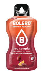 BOLERO® Red Sangria (12x9g) – Băutură Instant Fără Zahăr, Zero Calorii