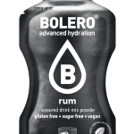 BOLERO® Rum (12x9g) – Băutură Instant cu Aromă de Rom, Fără Zahăr & Fără Alcool