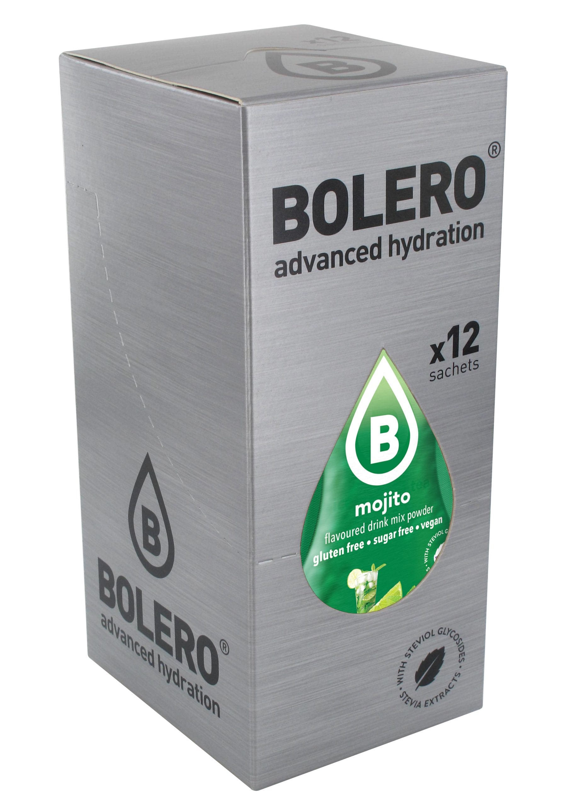 box-Bolero12_Mojito_left BOLERO® Mojito (12x9g) – Băutură Instant cu Aromă de Mojito, Fără Zahăr & Fără Alcool - imagine 3